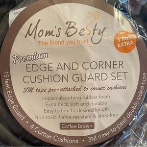 Mom’s Besty Edge & Corner Cushion Guard Set Coffee Brown Premium 15 feet sealed